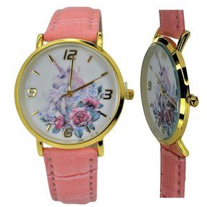 Women's Fashion Unicorn Lucky Gift Watch, 6.5mm Ultra-Thin .